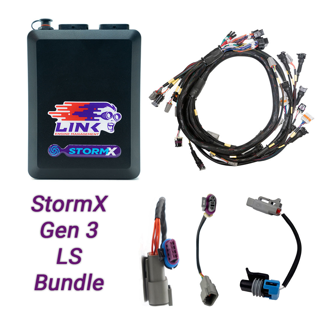 Gen3 LS Cable Throttle Bundle: G4X StormX ECU + LS Engine Harness bundle - Graveyard Performance