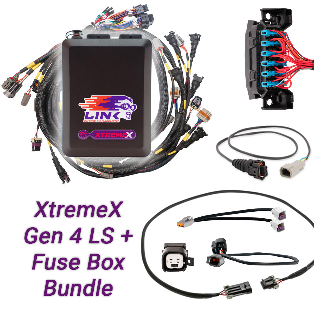Gen4 LS Drive-By-Wire & Fuse Box Bundle: G4X XtremeX ECU + LS Engine Harness bundle - Graveyard Performance