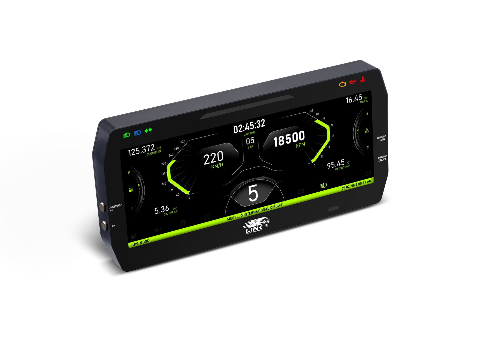 LINK MXT Strada 10-inch Dash - Street Edition - Graveyard Performance