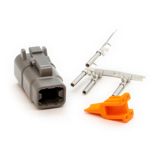 Deutsch DTM4 Connector Plug Kit (Male) - Graveyard Performance