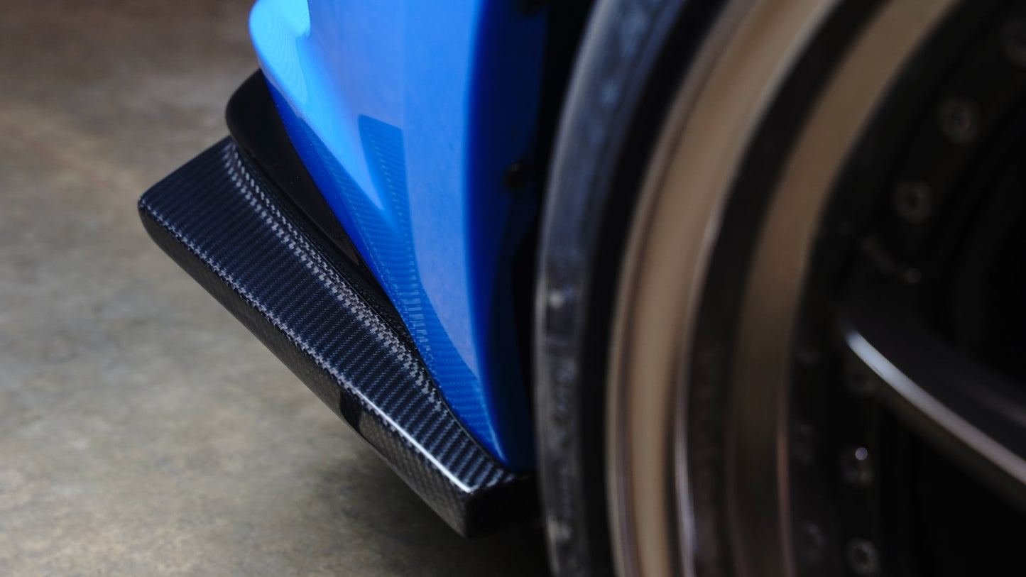 APR Performance Carbon Fiber Honda FL5 Civic Type R Rear Bumper Skirts 2023 - Current