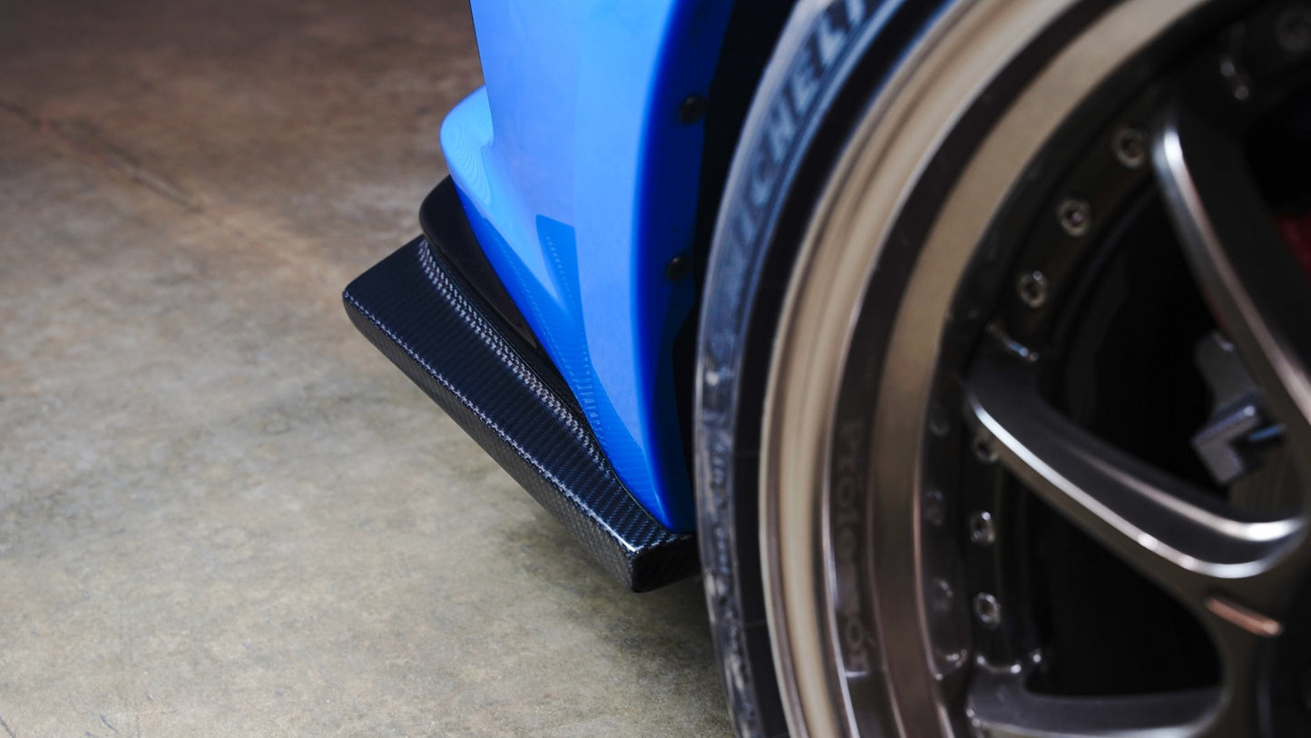 APR Performance Carbon Fiber Honda FL5 Civic Type R Rear Bumper Skirts 2023 - Current
