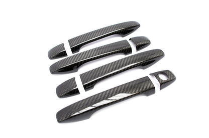OLM Dry Carbon Fiber Door Handle Covers - 2015-2021 Subaru WRX / STI / 2014-2018 Forester / 2013-2017 Crosstrek - Graveyard Performance