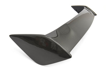 OLM Silverline Carbon Fiber OEM S Style Spoiler with Black Bases - 2015+ WRX / 2015+ STI - Graveyard Performance
