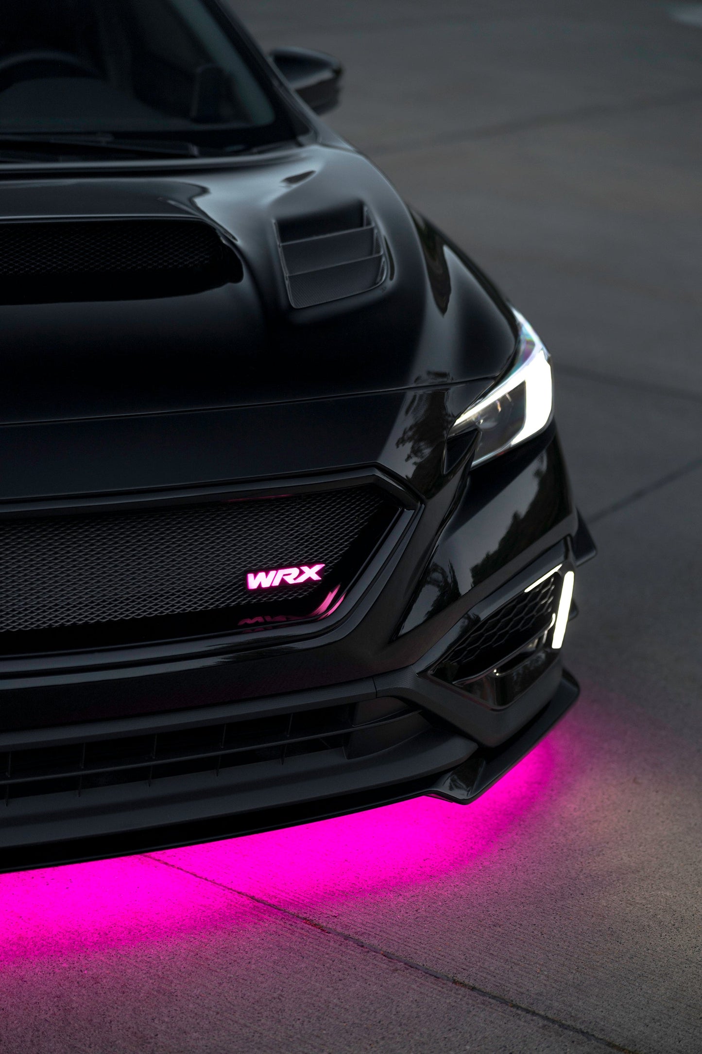 Lit Logos WRX Grill Badge | 2000-2024+ WRX - Graveyard Performance