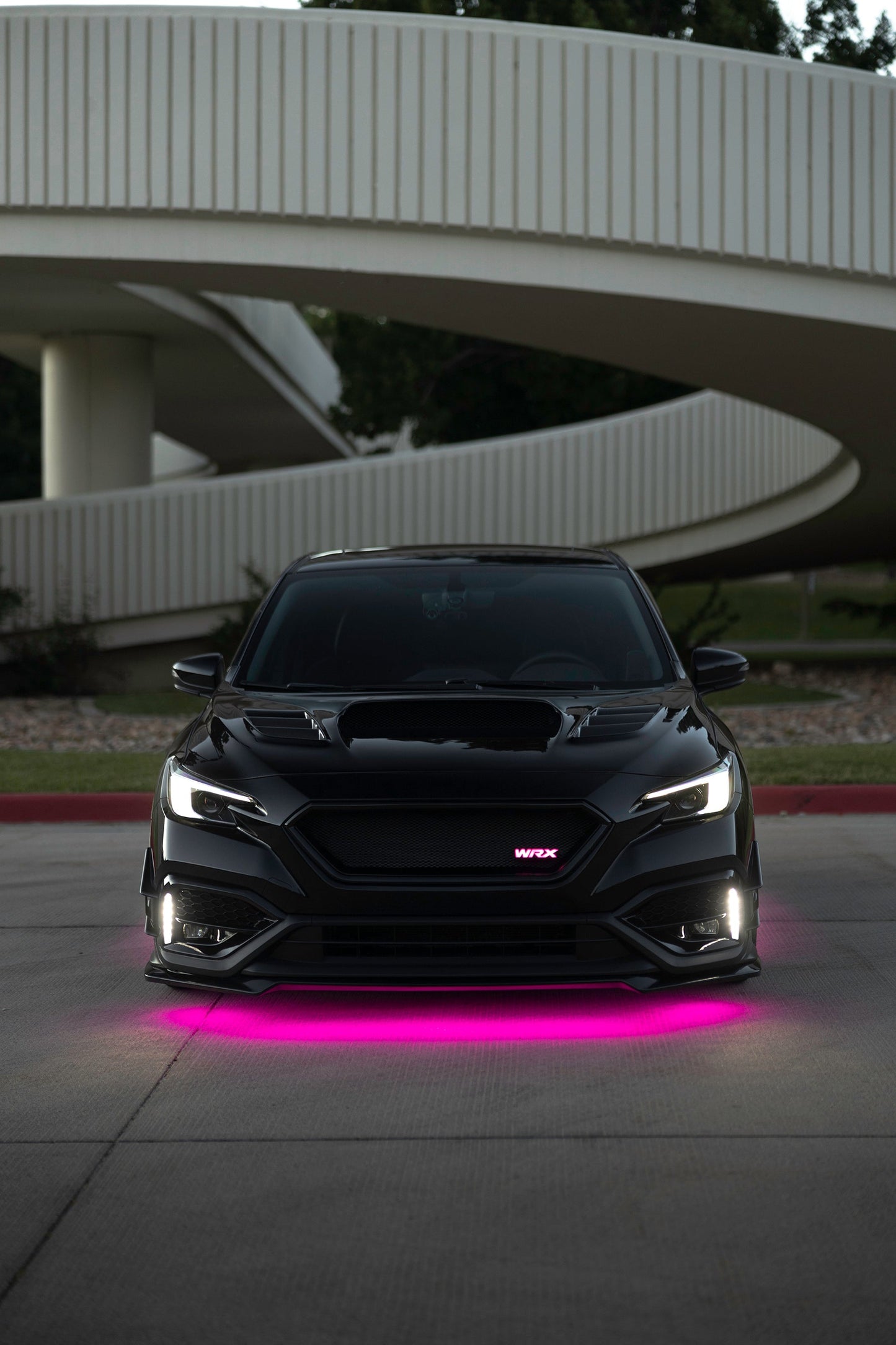 Lit Logos WRX Grill Badge | 2000-2024+ WRX - Graveyard Performance