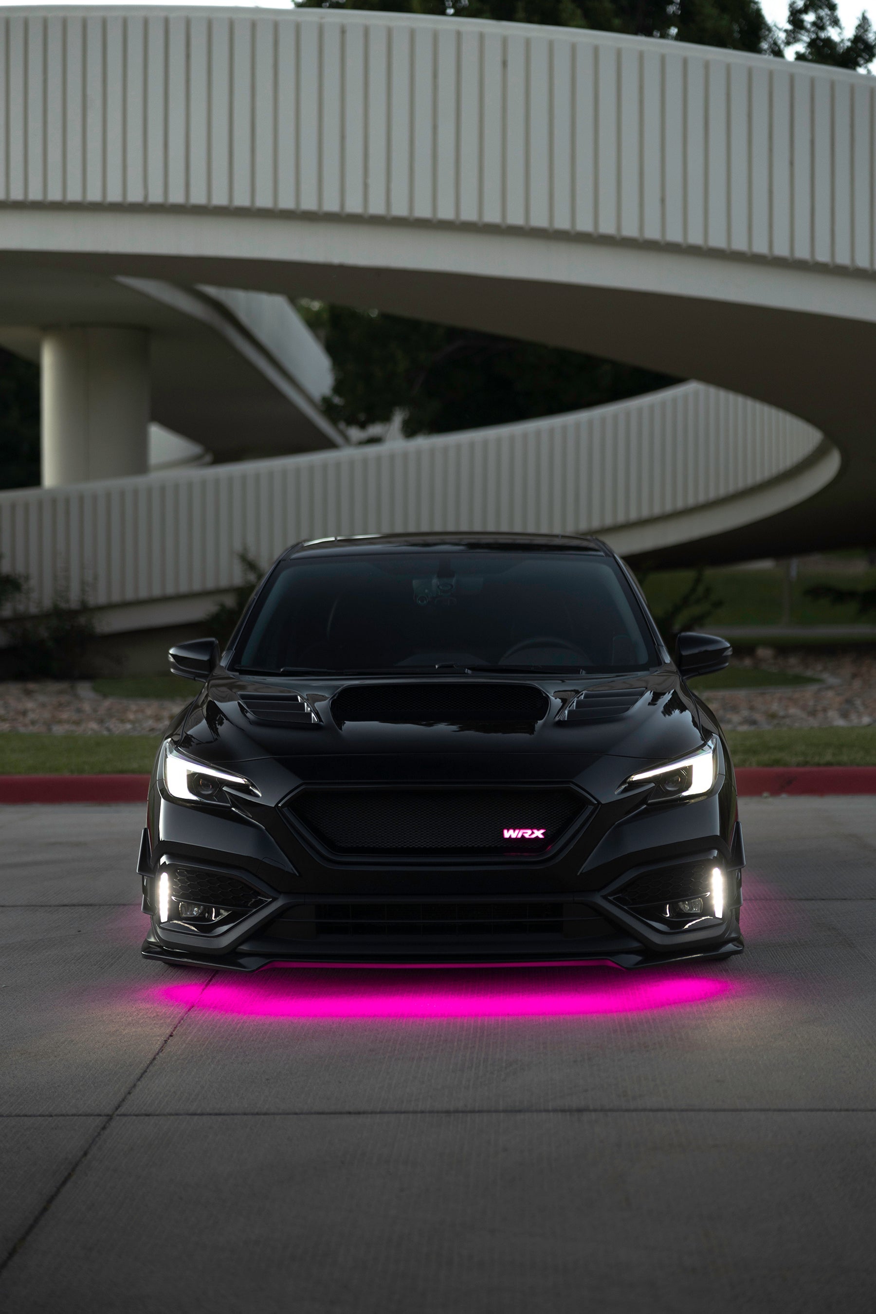 Lit Logos WRX Grill Badge | 2000-2024+ WRX - Graveyard Performance
