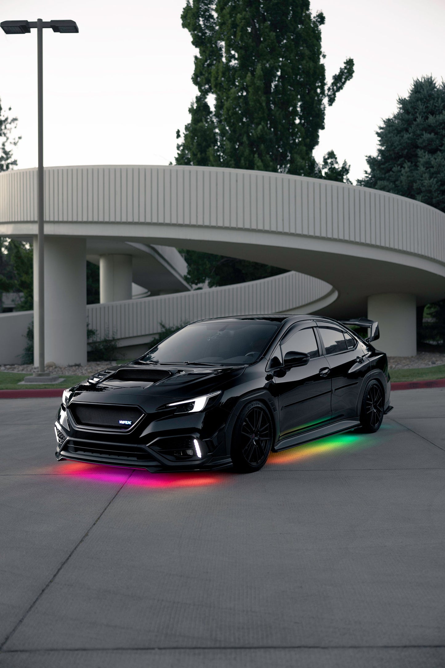 Lit Logos WRX Grill Badge | 2000-2024+ WRX - Graveyard Performance