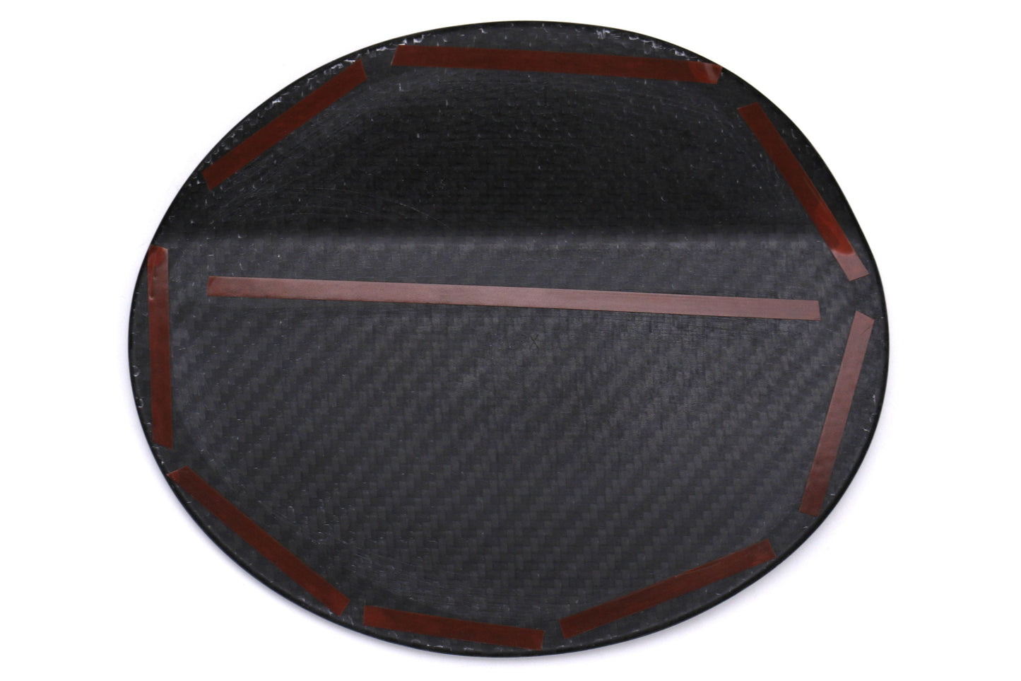 OLM Dry Carbon Fiber Fuel Door Cover - 2015-2021 WRX/STI - Graveyard Performance