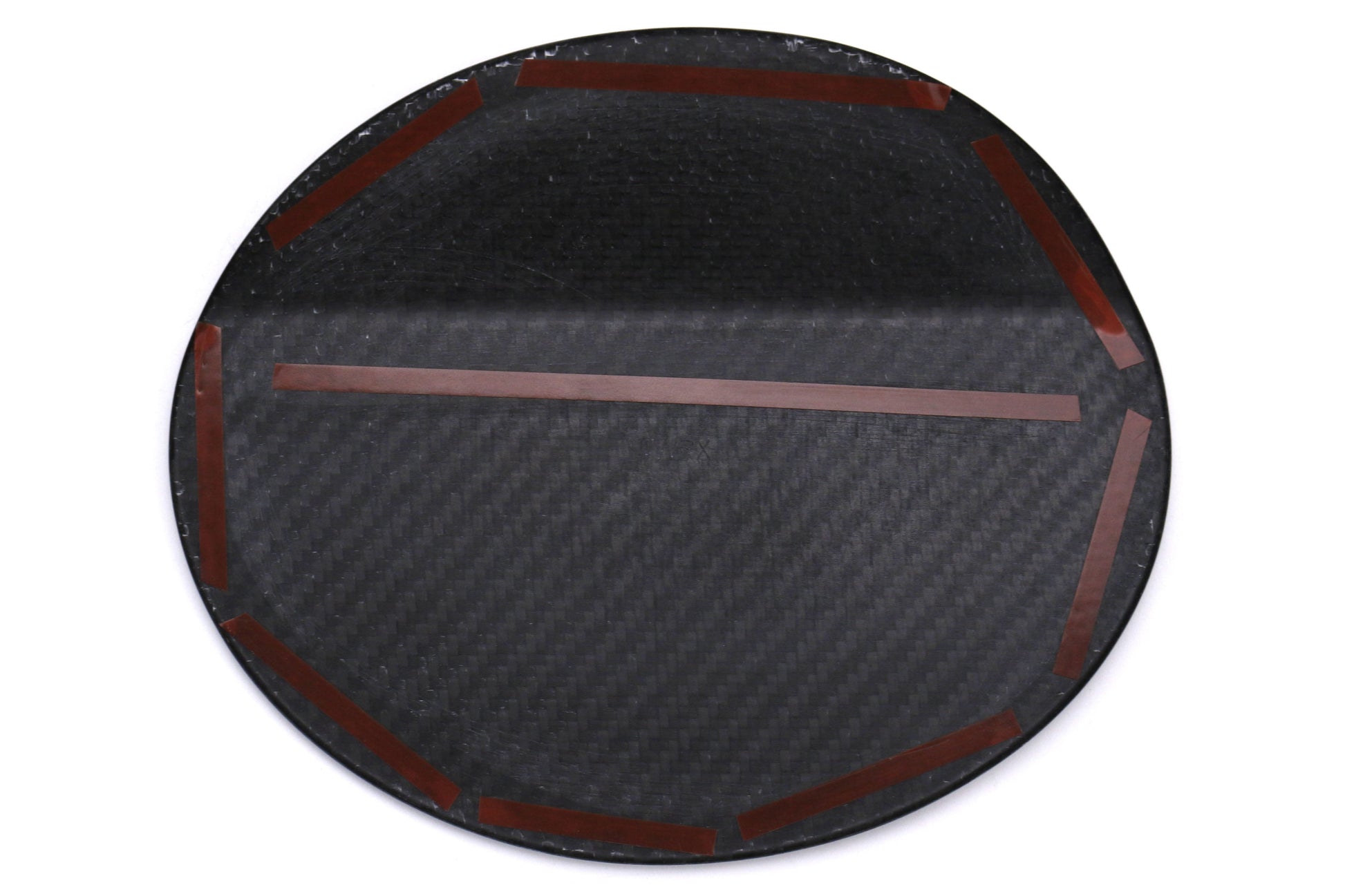 OLM Dry Carbon Fiber Fuel Door Cover - 2015-2021 WRX/STI - Graveyard Performance