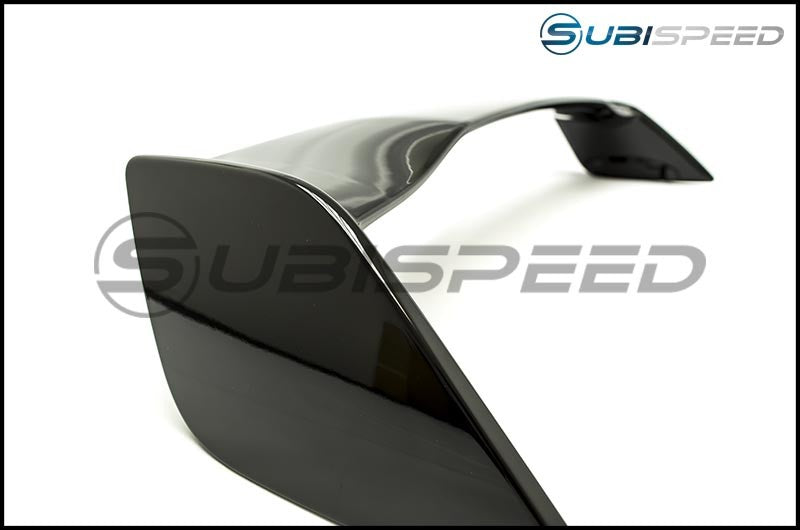 OLM STI Style Paint Matched Spoiler - Crystal Black Silica / Raven - 2015-2021 Subaru WRX / STI - Graveyard Performance