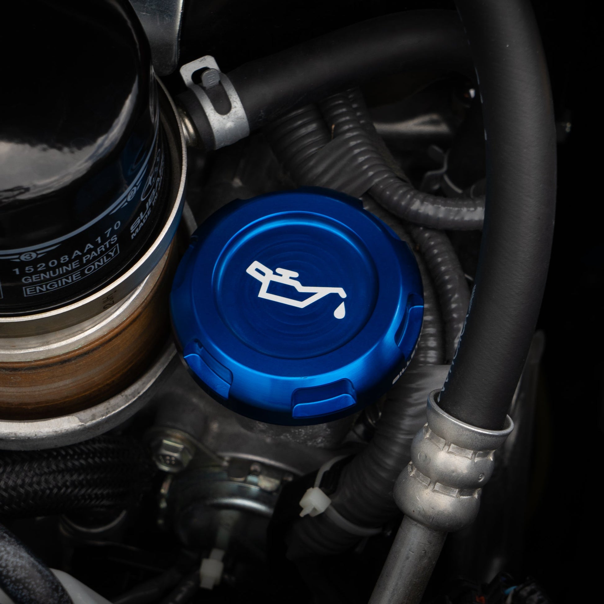 Billetworkz Oil Filler Cap - Subaru (2002+) - Graveyard Performance