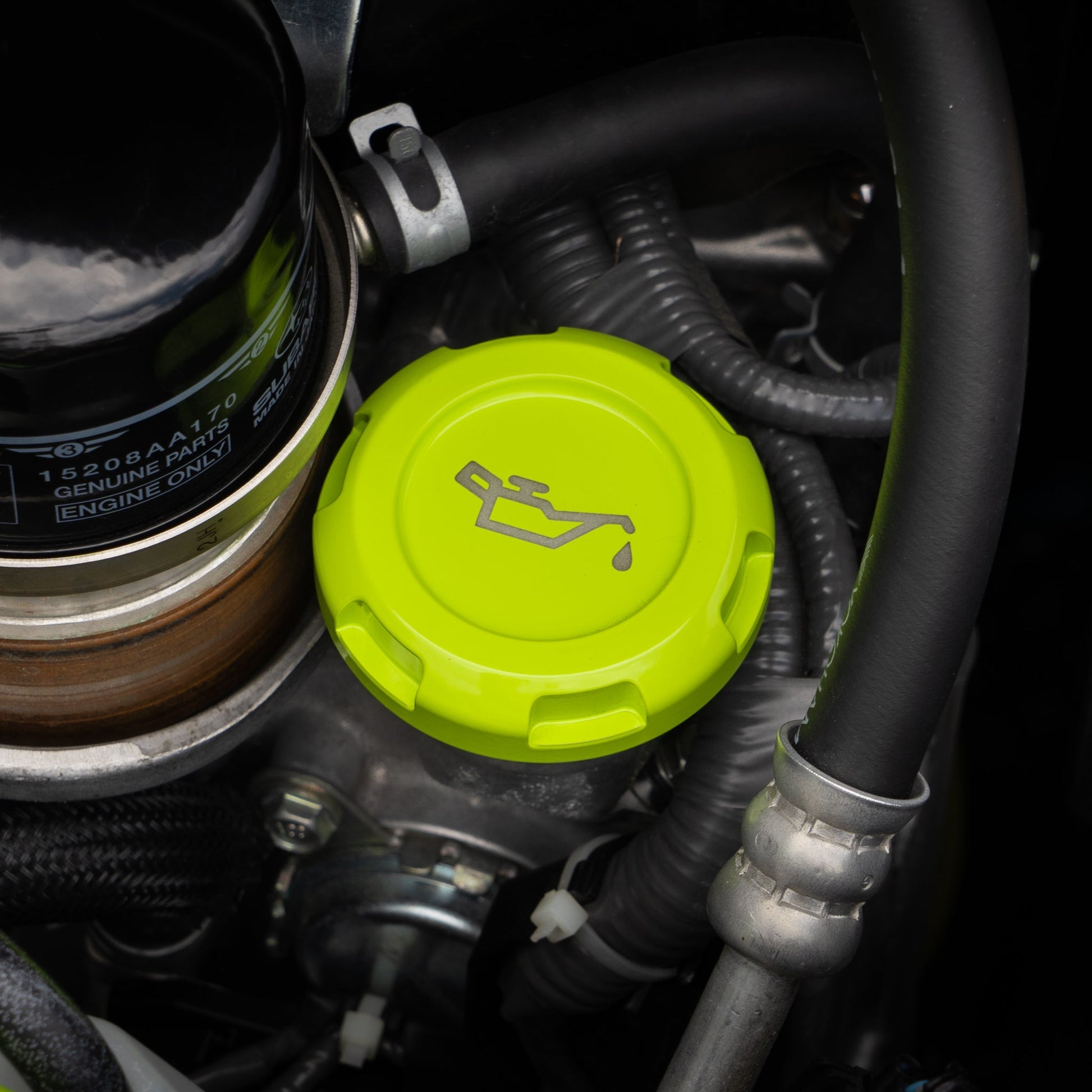 Billetworkz Oil Filler Cap - Subaru (2002+) - Graveyard Performance