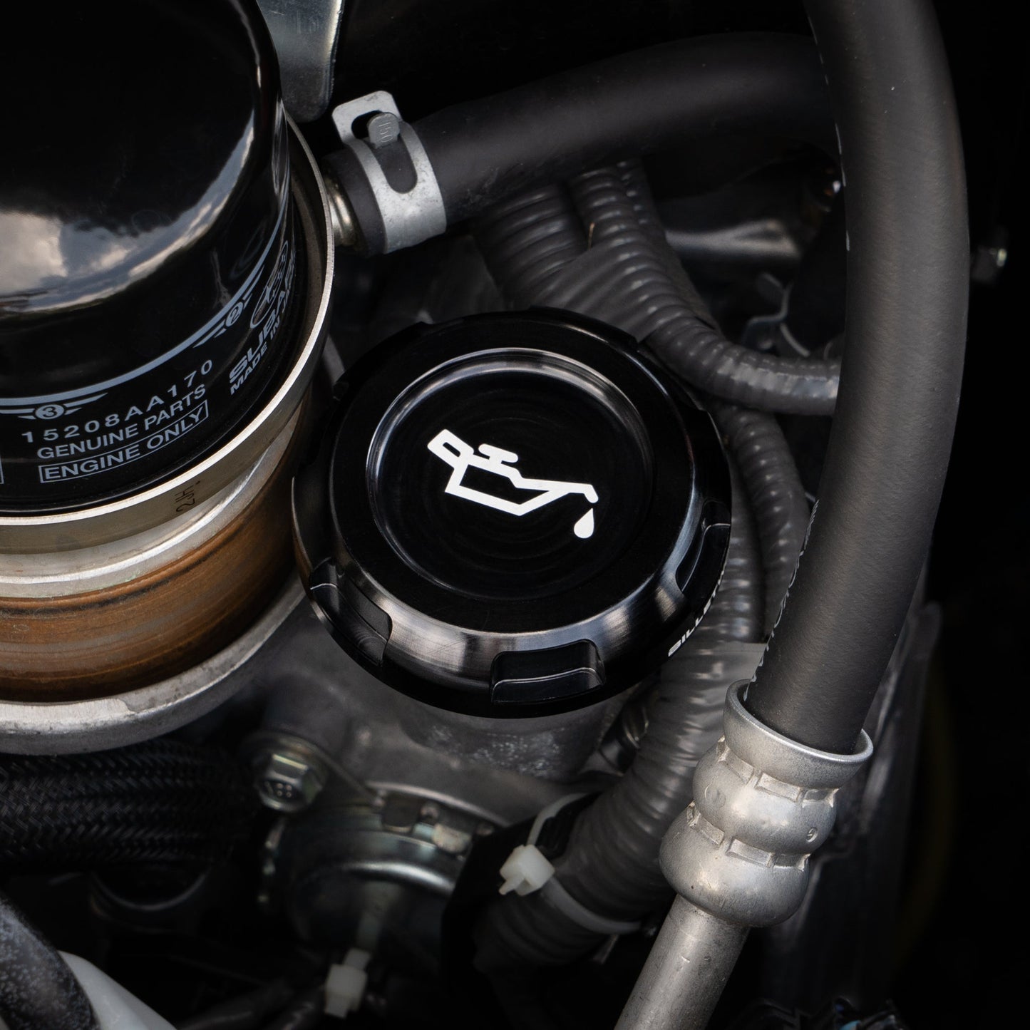 Billetworkz Oil Filler Cap - Subaru (2002+) - Graveyard Performance