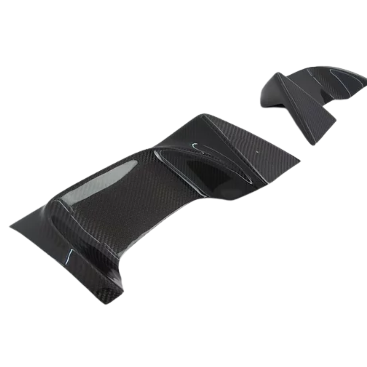 JDMuscle [11-14 WRX/STI Sedan] Carbon Fiber Exhaust Trim Covers / Heat Shields