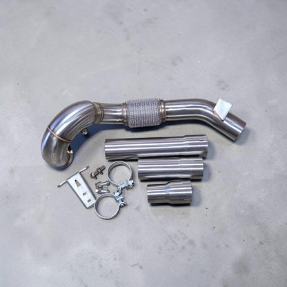 Palenon Performance 2.0T FWD Audi 8V A3 Race Downpipe (Catless & Catted)