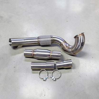 Palenon Performance 2.0T FWD Audi 8V A3 Race Downpipe (Catless & Catted)