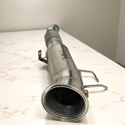 Palenon Performance 5 Inch Gen 3 BMW B58TU2 Racing Downpipe - M340i, M440i, 540i, 740i, X3, X5, X6, X7