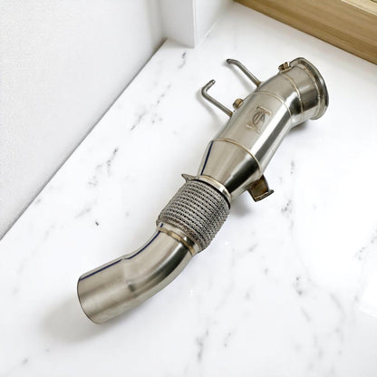 Palenon Performance 5 Inch Gen 3 BMW B58TU2 Racing Downpipe - M340i, M440i, 540i, 740i, X3, X5, X6, X7