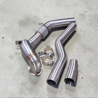 AWD Audi 8Y S3 Race Downpipe & VW MK8 Golf R Race Downpipe - Palenon Performance