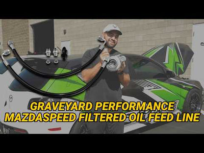 Mazdaspeed 3/6 Gravedigger Filtered Oil Feed Line