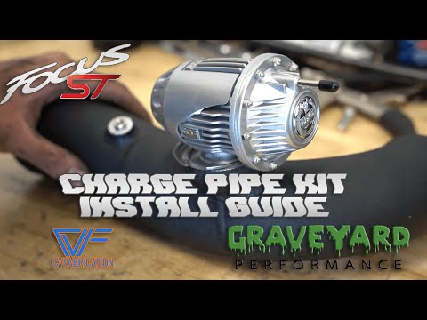 CVF Cold-side Aluminum Intercooler Pipe with HKS Flange (2013-2018 Ford Focus ST)
