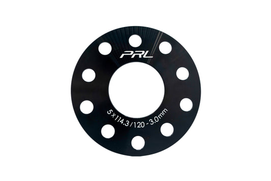 PRL 5x114.3 and 5x120 3mm Wheel Spacer Pair - Graveyard Performance