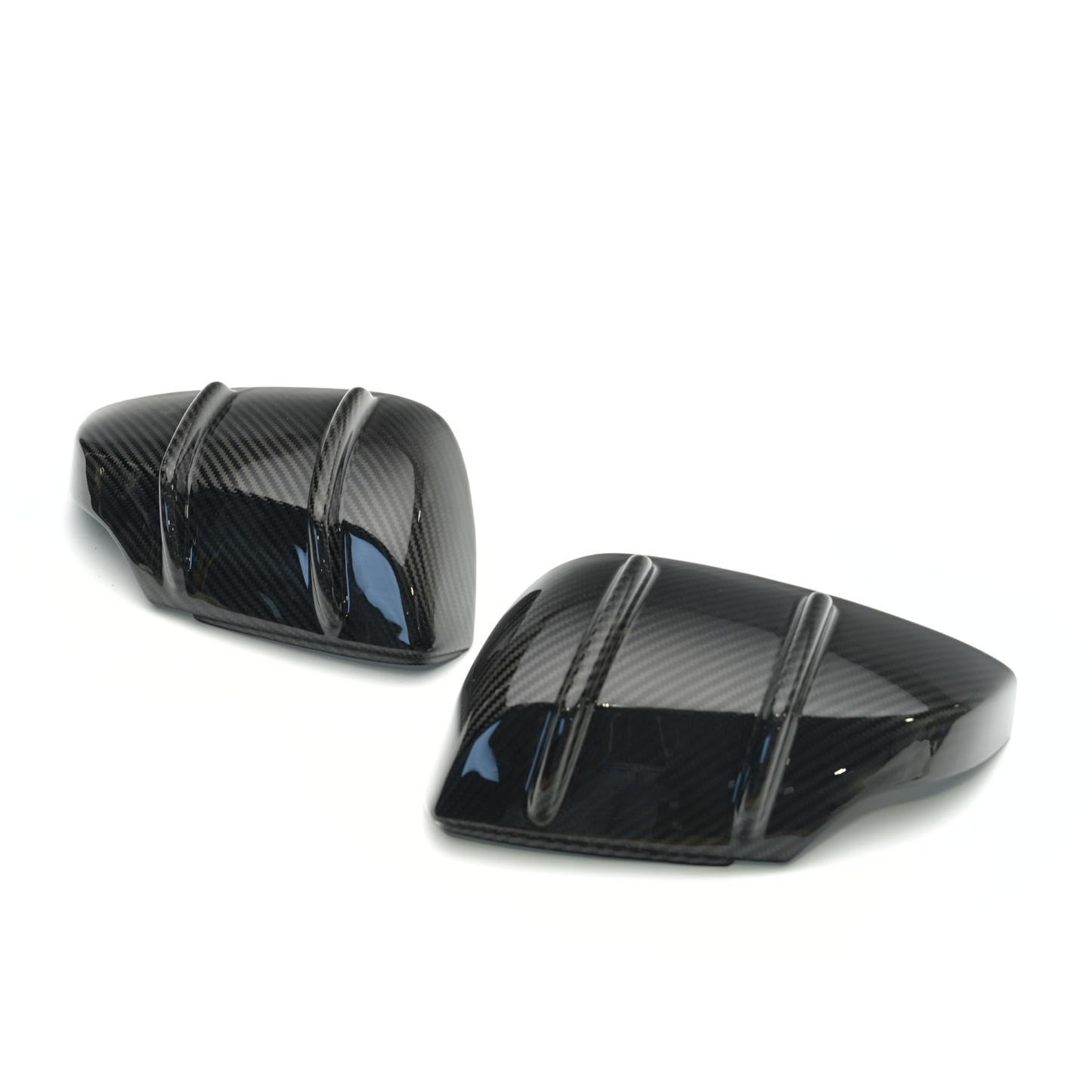 JDMuscle [15-21 WRX/STI] Tanso RAR Style Carbon Fiber Side Mirror Covers/Replacement with Turn Signal - Graveyard Performance