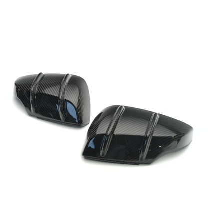 JDMuscle [15-21 WRX/STI] Tanso RAR Style Carbon Fiber Side Mirror Covers/Replacement with Turn Signal - Graveyard Performance