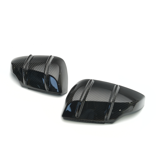 JDMuscle [15-21 WRX/STI] Tanso RAR Style Carbon Fiber Side Mirror Covers/Replacement with Turn Signal - Graveyard Performance