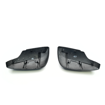 JDMuscle [15-21 WRX/STI] Tanso RAR Style Carbon Fiber Side Mirror Covers/Replacement with Turn Signal - Graveyard Performance