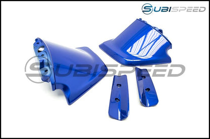 OLM STI Style Paint Matched Spoiler - WR Blue Pearl - 2015-2021 Subaru WRX / STI - Graveyard Performance