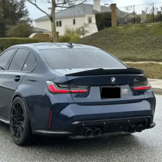 PSM Trunk Spoiler For BMW G80 M3 & G20 - Carbon Fiber - Graveyard Performance
