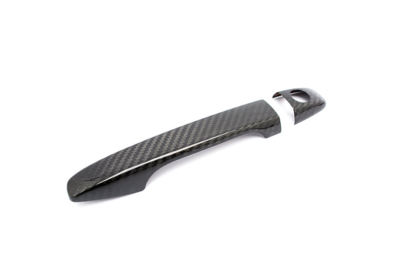 OLM Dry Carbon Fiber Door Handle Covers - 2015-2021 Subaru WRX / STI / 2014-2018 Forester / 2013-2017 Crosstrek - Graveyard Performance