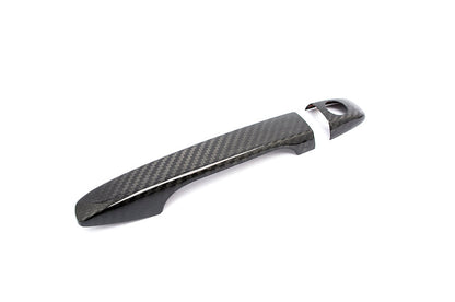 OLM Dry Carbon Fiber Door Handle Covers - 2015-2021 Subaru WRX / STI / 2014-2018 Forester / 2013-2017 Crosstrek - Graveyard Performance