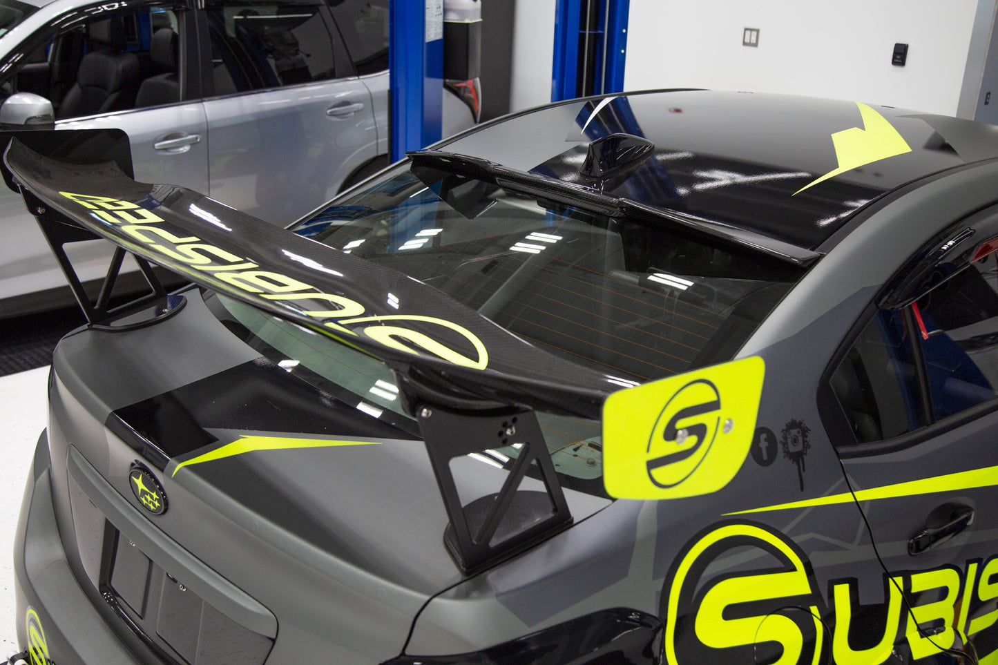 OLM ATAK Carbon Fiber Roof Spoiler - 2015-2021 Subaru WRX / STI - Graveyard Performance