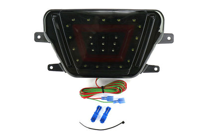 OLM V2 F1 Style Multifunction 4th Brake Light (Smoke Lens, Black Base, Red Bar) - 2020+ Supra