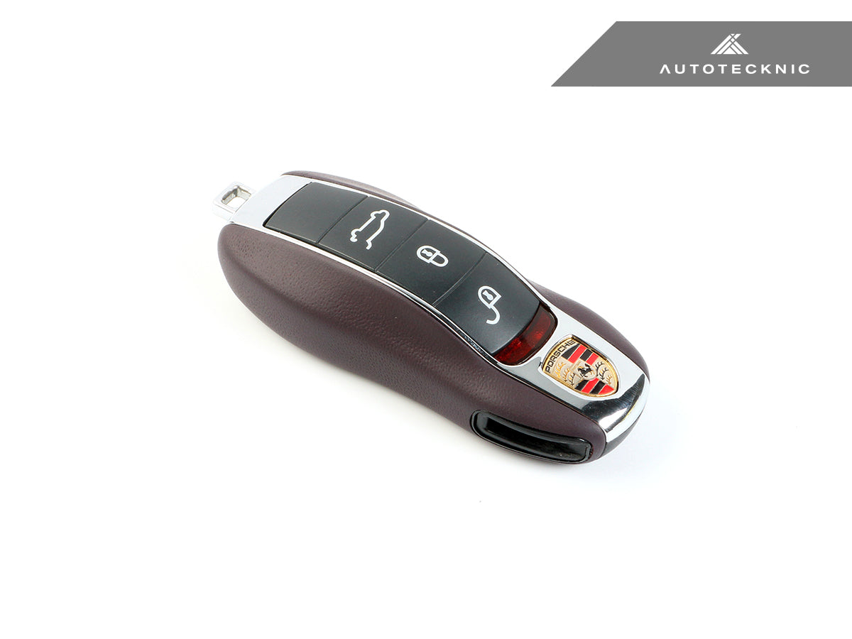AutoTecknic Leather Key Remote Trim - Porsche - Graveyard Performance