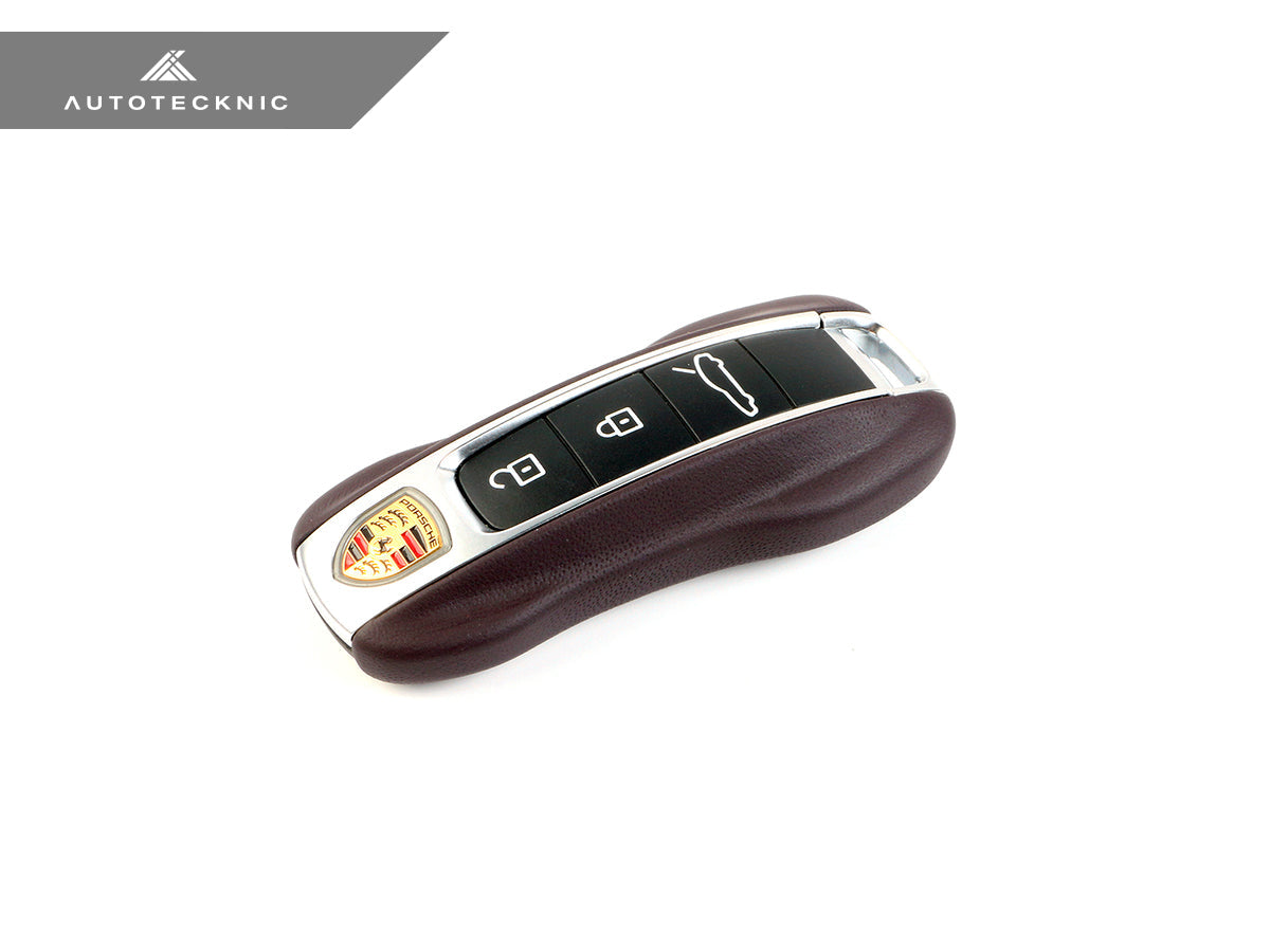 AutoTecknic Leather Key Remote Trim - Porsche - Graveyard Performance
