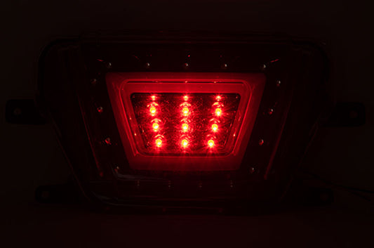 OLM V2 F1 Style Multifunction 4th Brake Light (Smoke Lens, Black Base, Red Bar) - 2020+ Supra