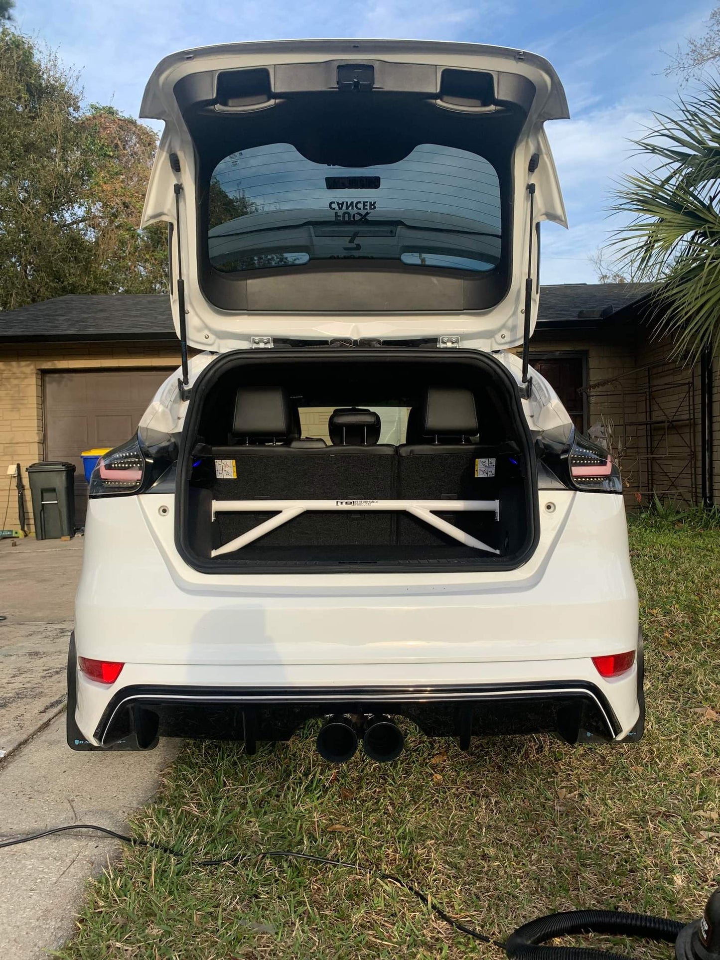 Ford Focus ST (2013-2018) Rear Strut Bar (Booty Boot Camp) - Graveyard Performance