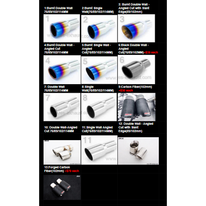 RES X JDMuscle [15-21 WRX/STI] Valvetronic Catback Exhaust MT&CVT