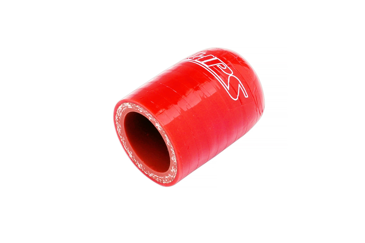 HPS 3/4 inch High Temperature Reinforced Red Silicone Coolant Cap Bypass Heater 19mm