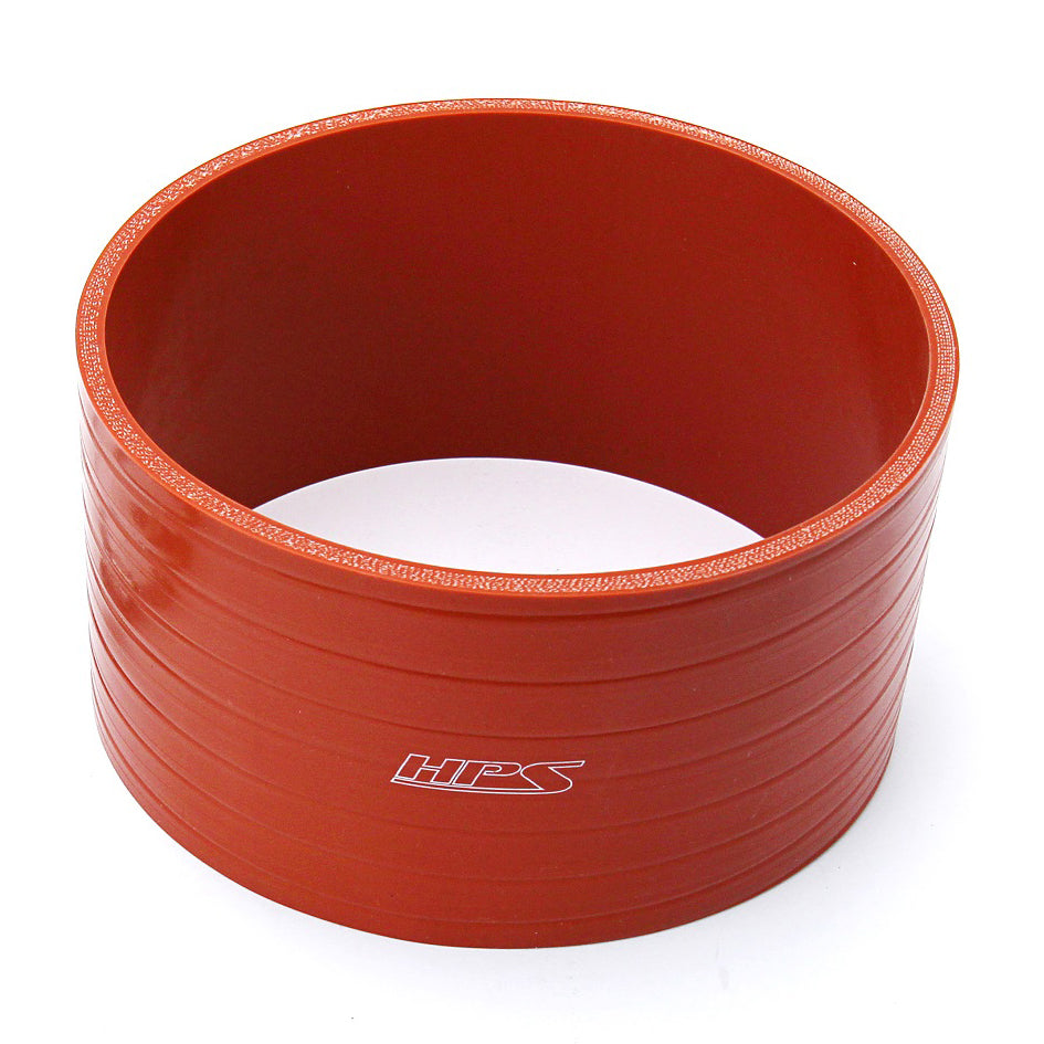 HPS 4.5 inch ID 4 inch Long Ultra High Temp 4-ply Aramid Reinforced Silicone Straight Coupler Hose 114mm ID 102mm Length