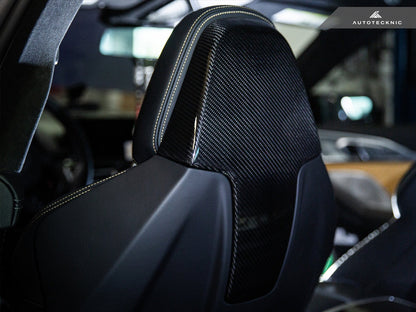 AutoTecknic Dry Carbon Seat Back Cover Set - G42 M240I - Graveyard Performance