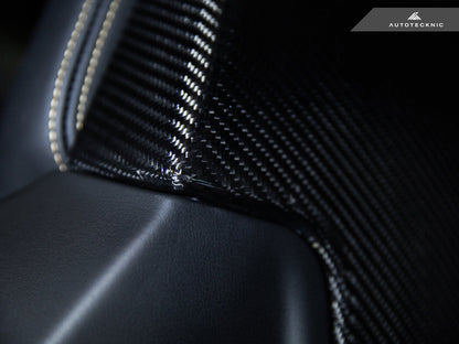 AutoTecknic Dry Carbon Seat Back Cover Set - G42 M240I - Graveyard Performance