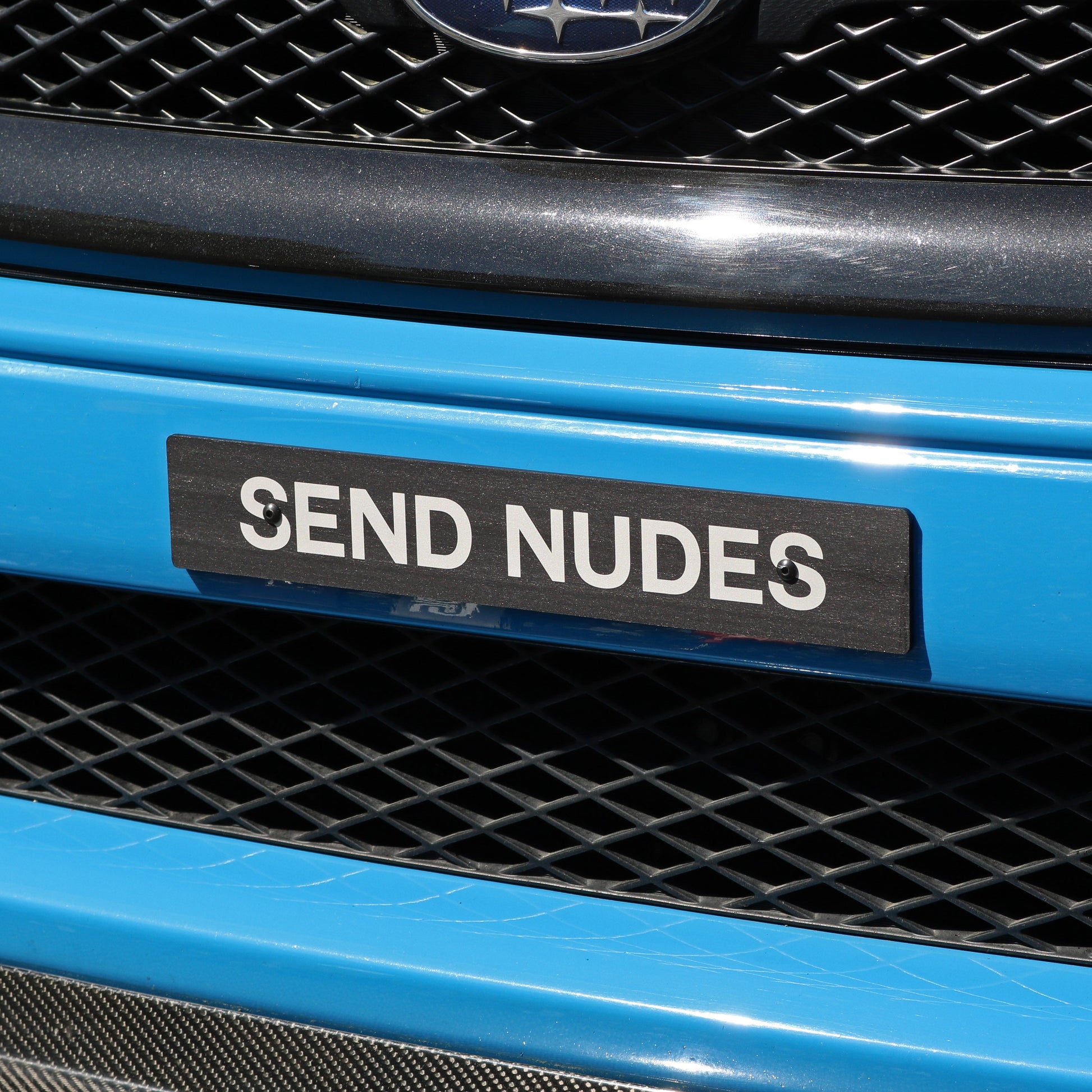 Billetworkz "Send Nudes" License Plate Delete - Graveyard Performance