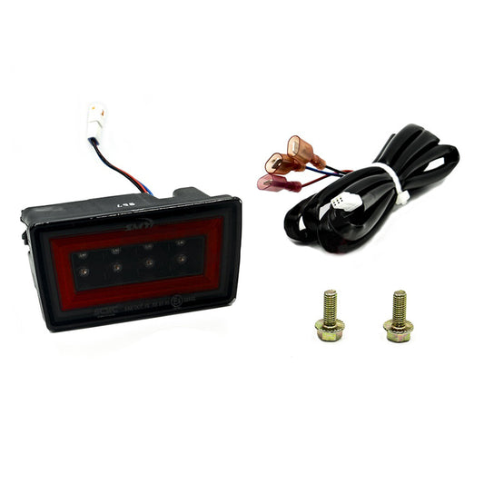 SMY F1 V3 Hyper-Flash Rear Brake Light (RBL) Smoked w/ DRL Red Light Bar Subaru 2011-2014 WRX / STI - Graveyard Performance