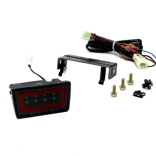 SMY F1 V3 Hyper-Flash Rear Brake Light (RBL) Smoked w/ DRL Red Light Bar Subaru 2015-2021 WRX / STI - Graveyard Performance