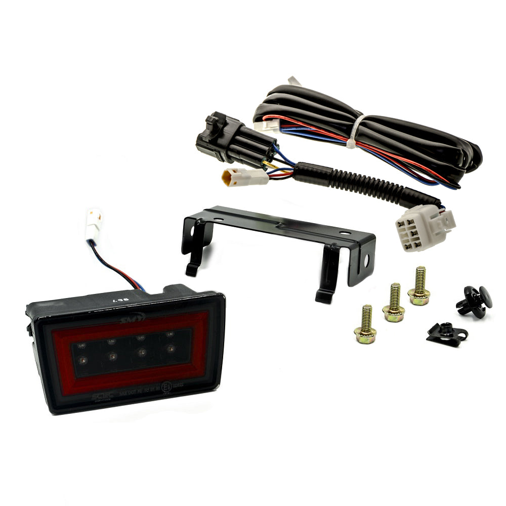 SMY F1 V3 Hyper-Flash Rear Brake Light (RBL) Smoked w/ DRL Red Light Bar Subaru 2022-2025 WRX - Graveyard Performance